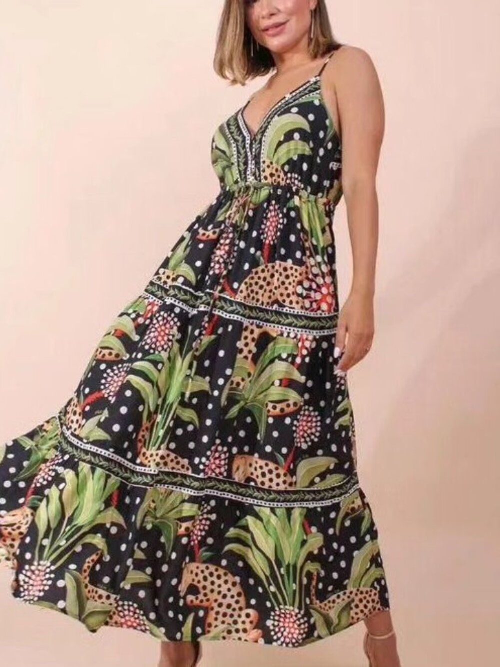 FARM Rio Garden of Life Maxi Dress NWT sz Small - Brazil Line Exclusive!!!! - Picture 4 of 8